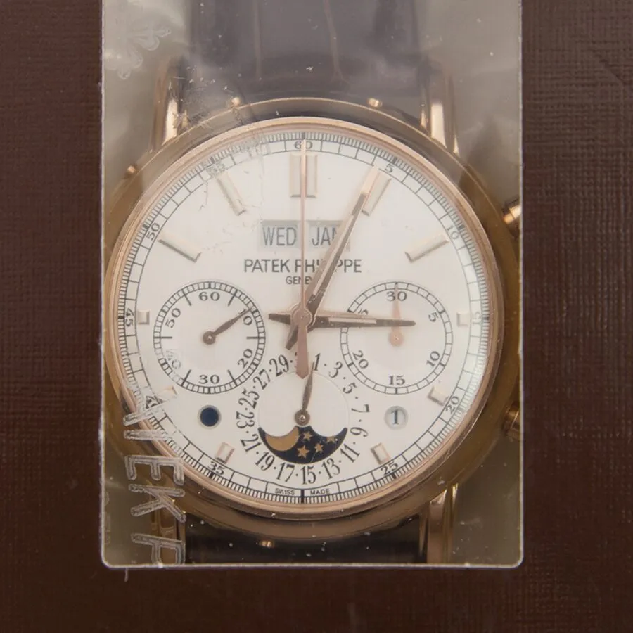 Patek Philippe Grand Complications Perpetual Chronograph Silver Dial Men's Watch 5204R-001