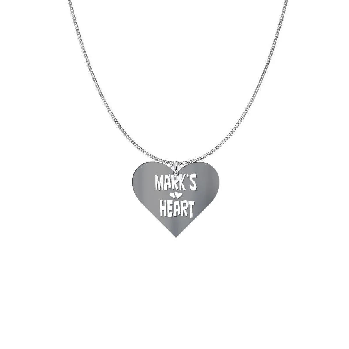 Personalized hearts Valentine Necklace