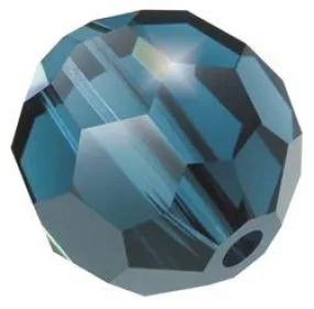 Preciosa Round Bead, Montana 30340 4mm (40)
