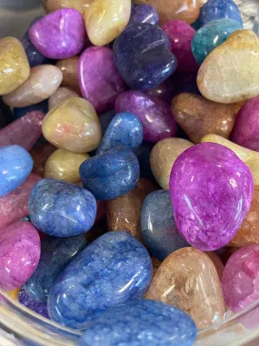 Rainbow Crackle Quartz Tumbled Gemstone