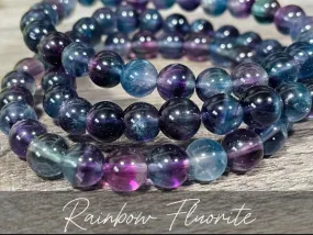 Rainbow Fluorite Bracelet | 8mm