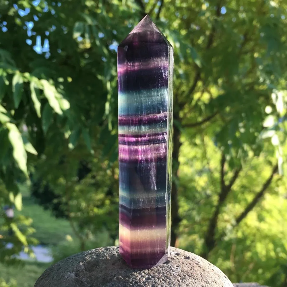 Rainbow Fluorite Point 👉 70% Off