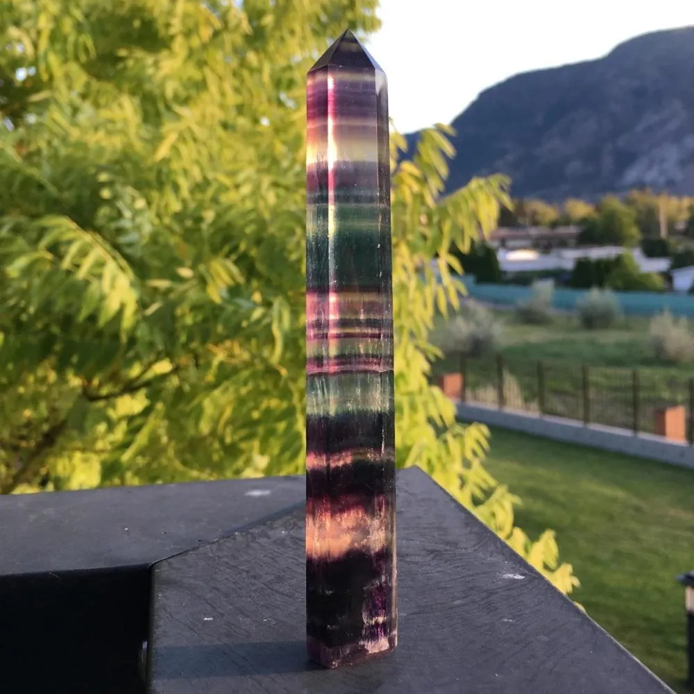 Rainbow Fluorite Point 👉 70% Off