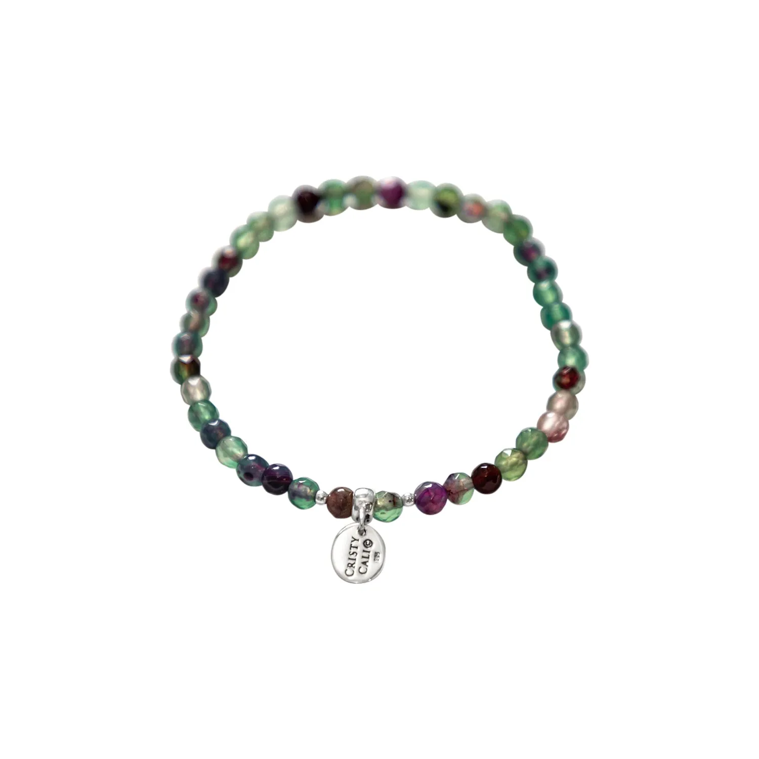Rainbow Magic Fluorite Signature Stretch Bracelet