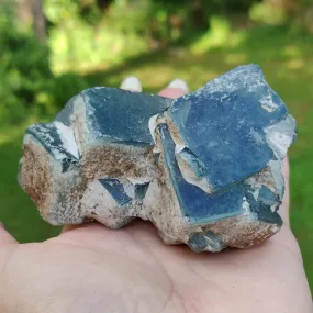 Raw Cubic Fluorite Cluster (#J3)