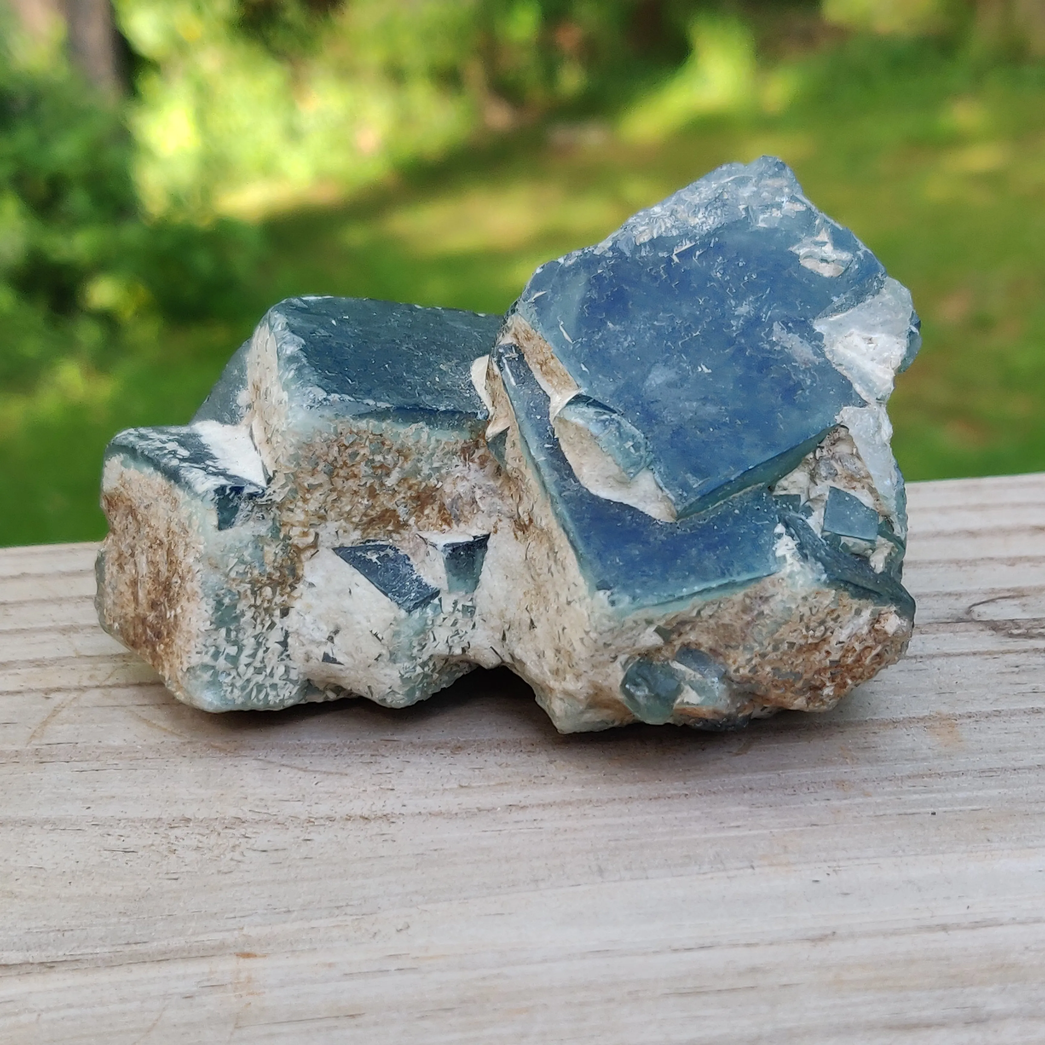 Raw Cubic Fluorite Cluster (#J3)