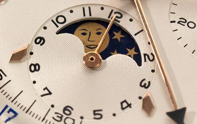 Record Triple Date Moonphase & Chronograph 1950s Valjoux 88