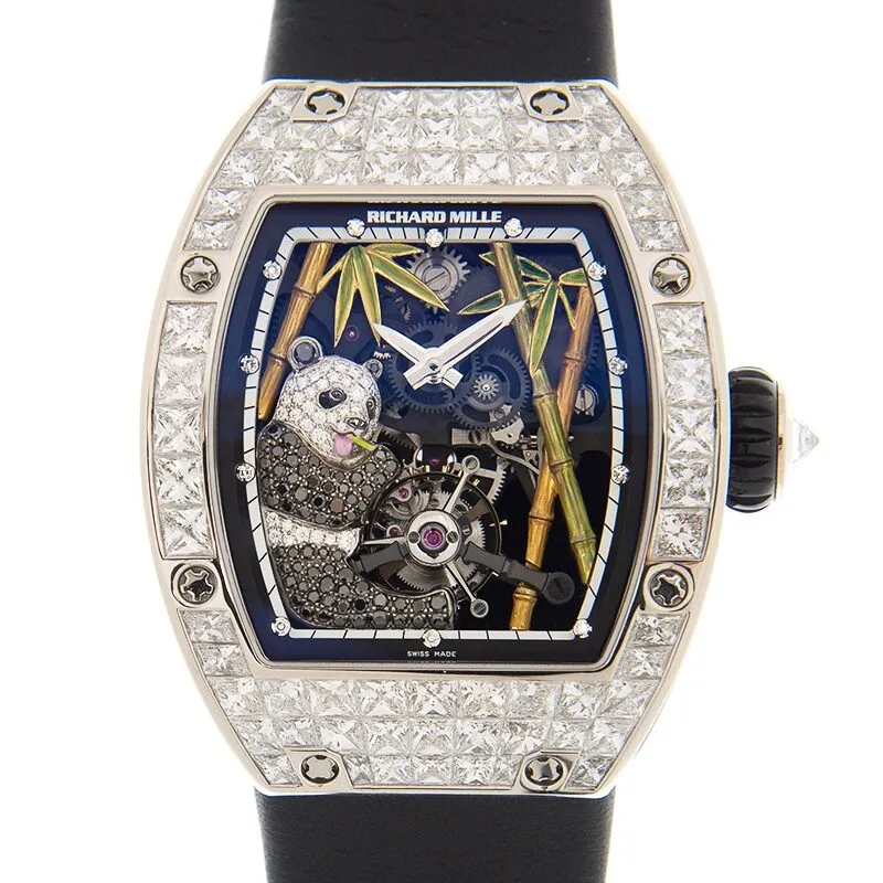 Richard Mille Diamond Tourbillon Panda Men's Watch RM26-01