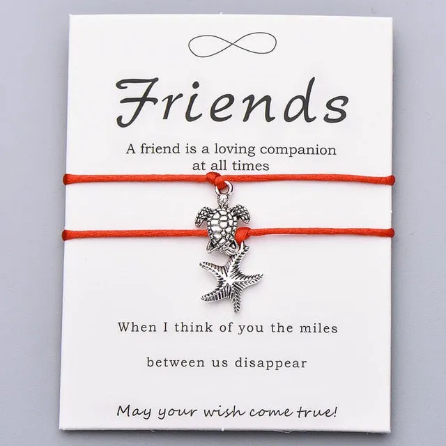 Save Sea Turtle Jewelry | Sea Turtle Bracelet Friendship Card
