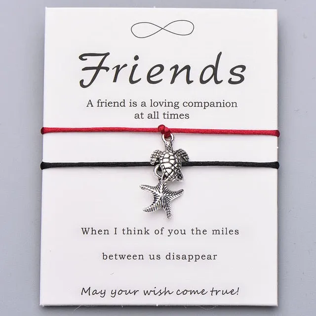 Save Sea Turtle Jewelry | Sea Turtle Bracelet Friendship Card