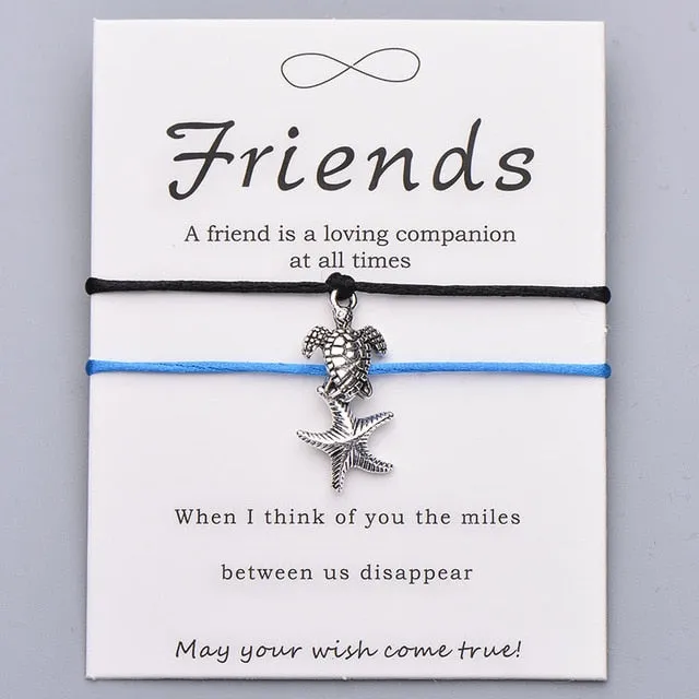 Save Sea Turtle Jewelry | Sea Turtle Bracelet Friendship Card