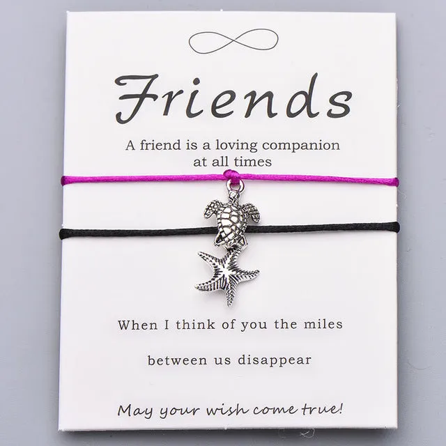 Save Sea Turtle Jewelry | Sea Turtle Bracelet Friendship Card