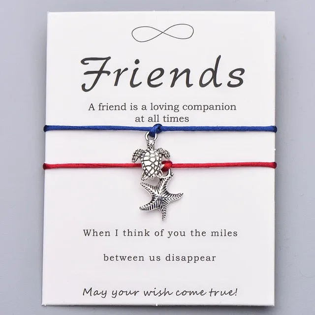 Save Sea Turtle Jewelry | Sea Turtle Bracelet Friendship Card