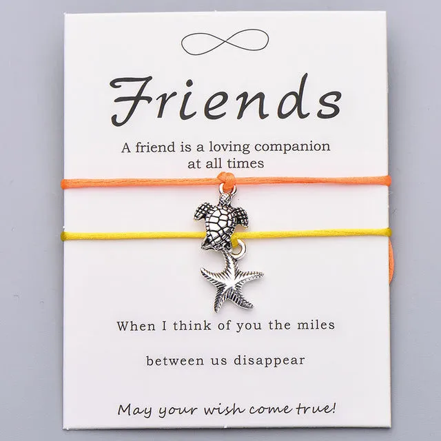 Save Sea Turtle Jewelry | Sea Turtle Bracelet Friendship Card