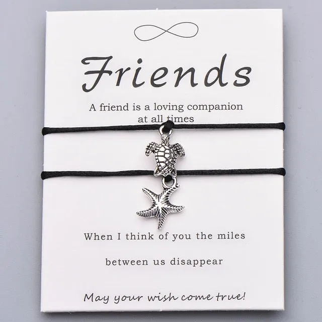 Save Sea Turtle Jewelry | Sea Turtle Bracelet Friendship Card