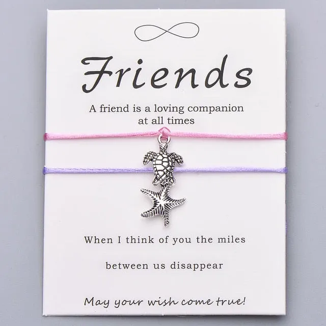 Save Sea Turtle Jewelry | Sea Turtle Bracelet Friendship Card