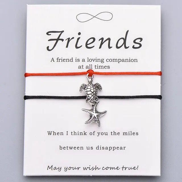 Save Sea Turtle Jewelry | Sea Turtle Bracelet Friendship Card