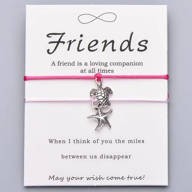 Save Sea Turtle Jewelry | Sea Turtle Bracelet Friendship Card