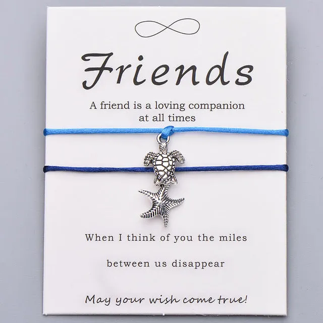 Save Sea Turtle Jewelry | Sea Turtle Bracelet Friendship Card