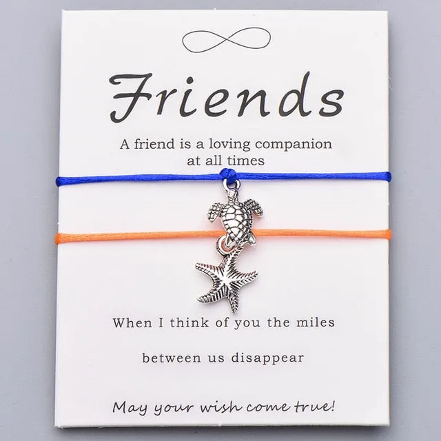 Save Sea Turtle Jewelry | Sea Turtle Bracelet Friendship Card