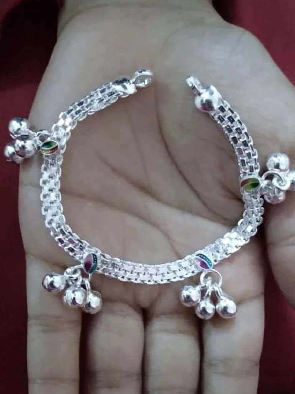 Silver Baby Anklets (0-2 yrs)