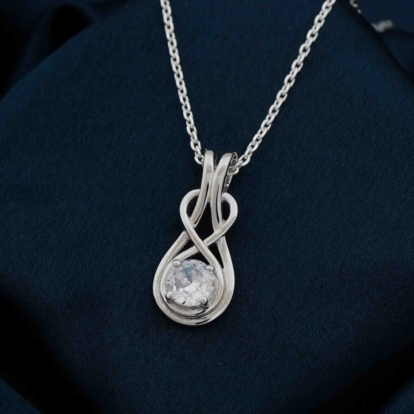 Silver Infinity Knot Pendant