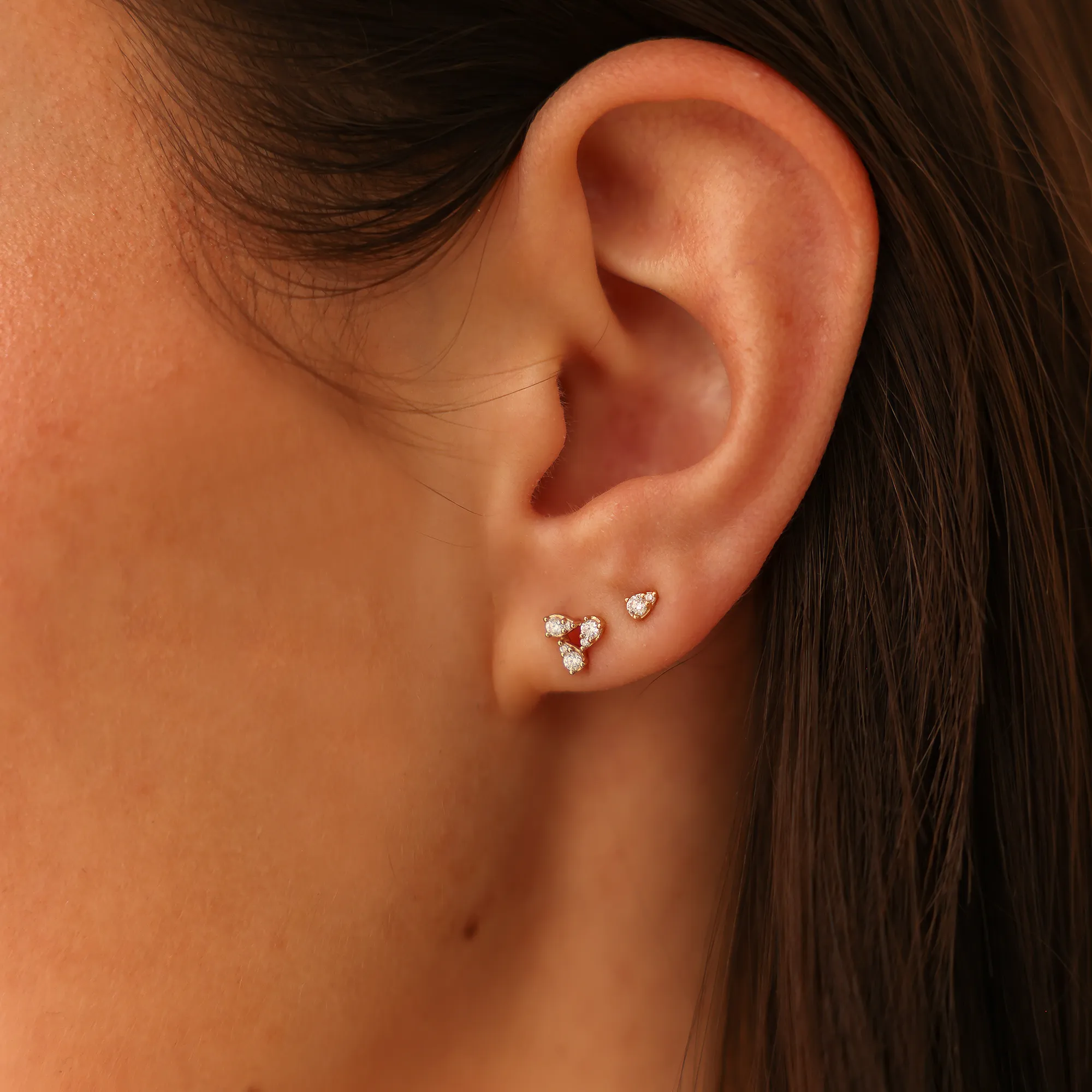 Sophia Ryan Teardrop Cluster Studs