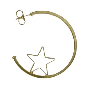 Star Gazing Hoop Earrings