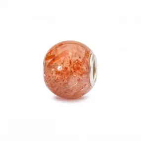 Sterling Silver Round Sunstone Bead TSTBE-00026