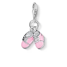 Sterling Silver Thomas Sabo Charm Club Pink Booties