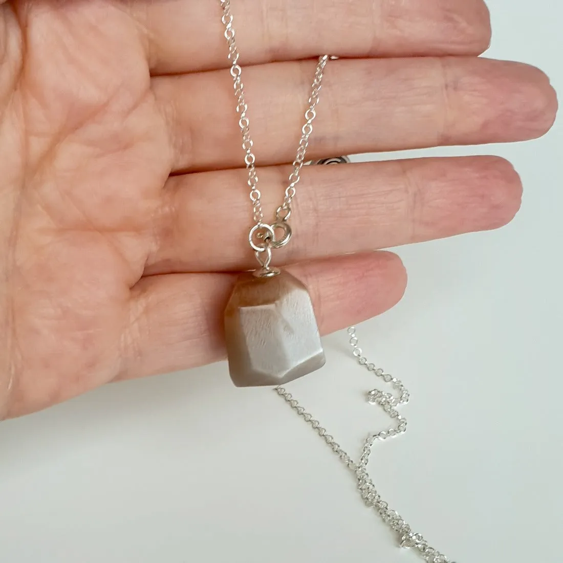 Sun Stone Puzzle Silver 925 Necklase "Joy and Success"