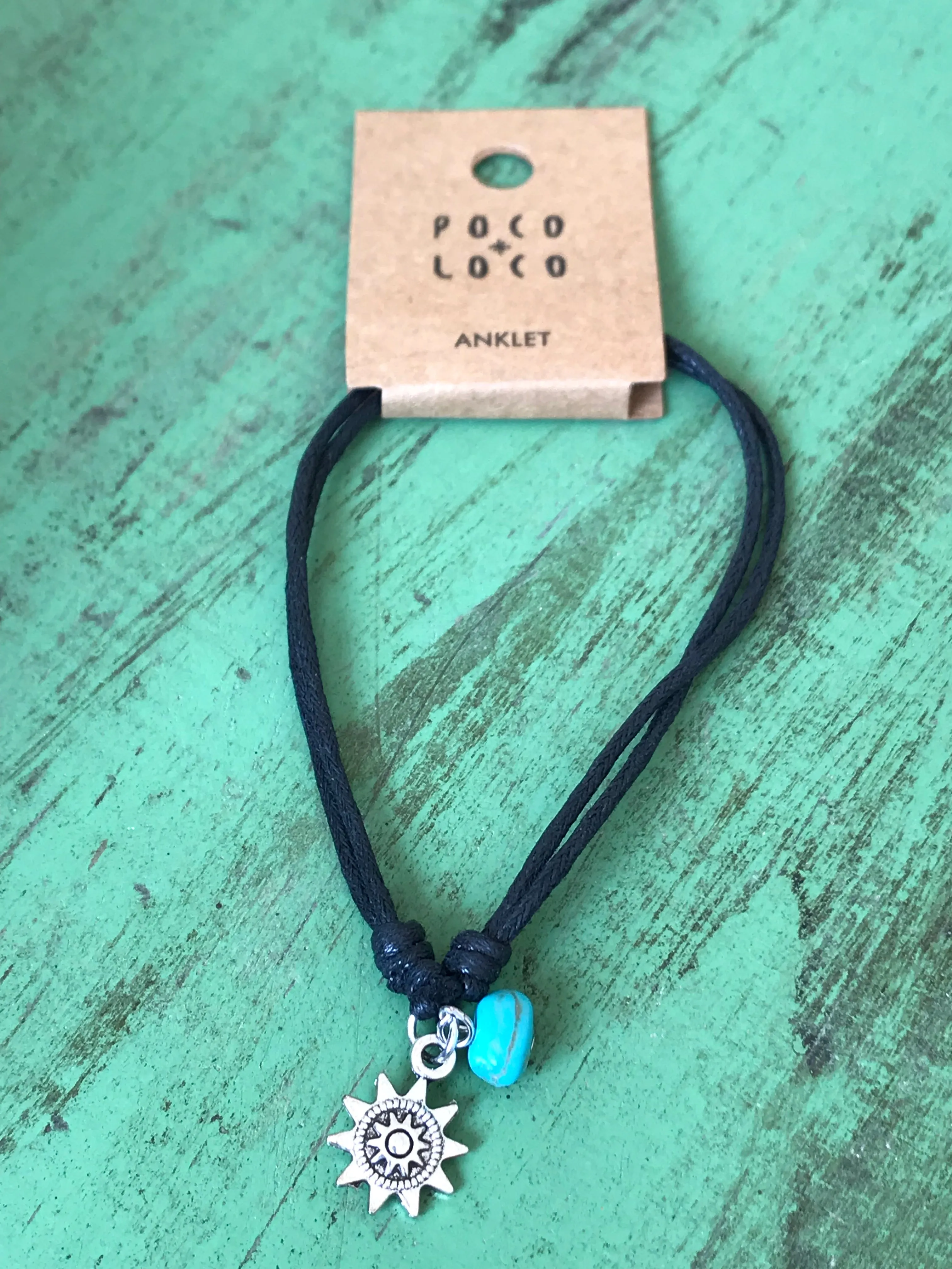 Sun with Turquoise Anklet