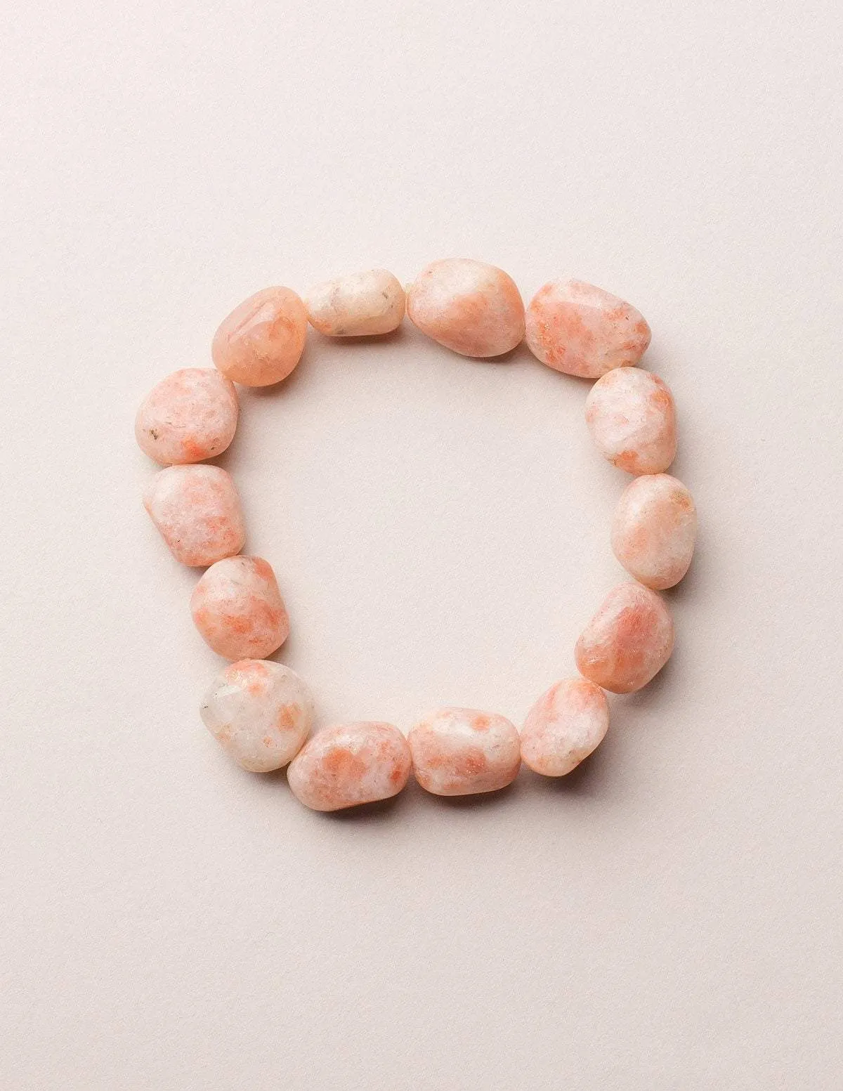 Sunstone Beaded Bracelet