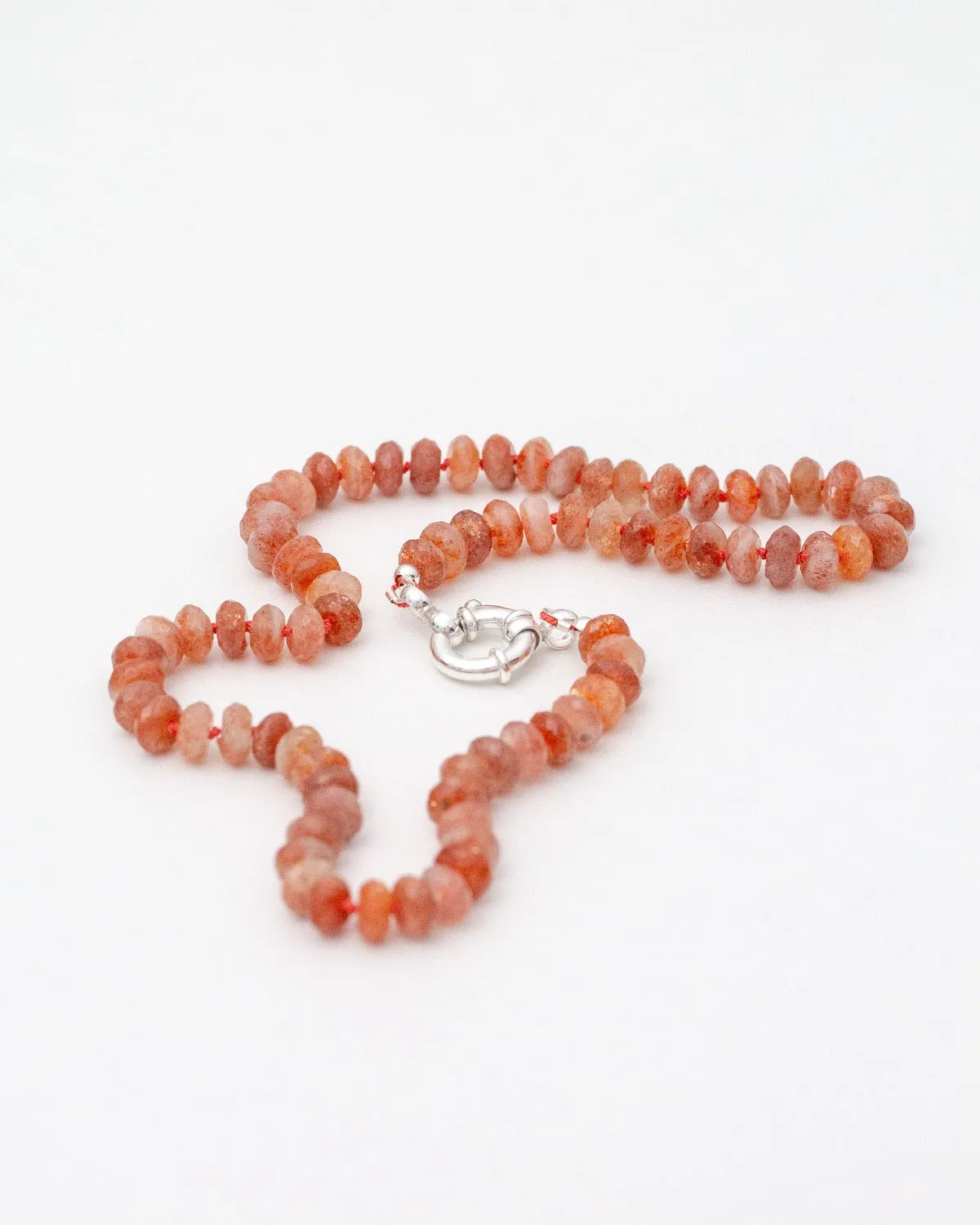 Sunstone Crystal Candy Necklace – Faceted