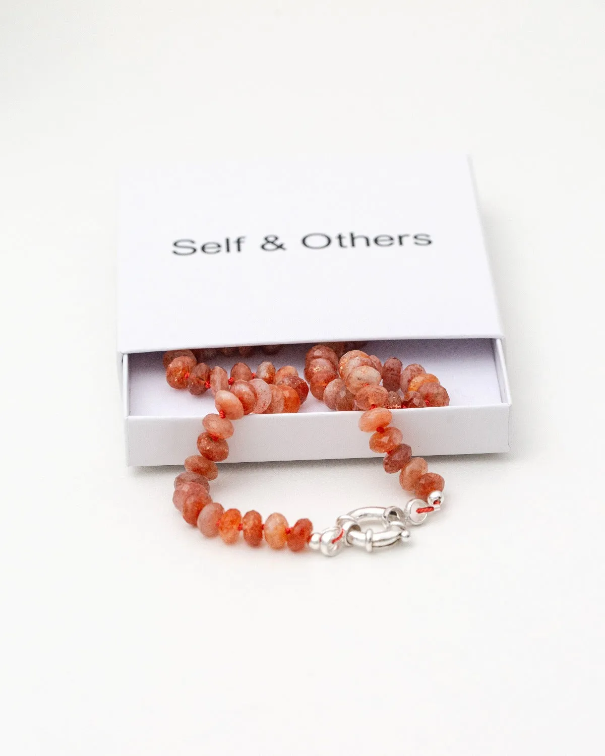 Sunstone Crystal Candy Necklace – Faceted