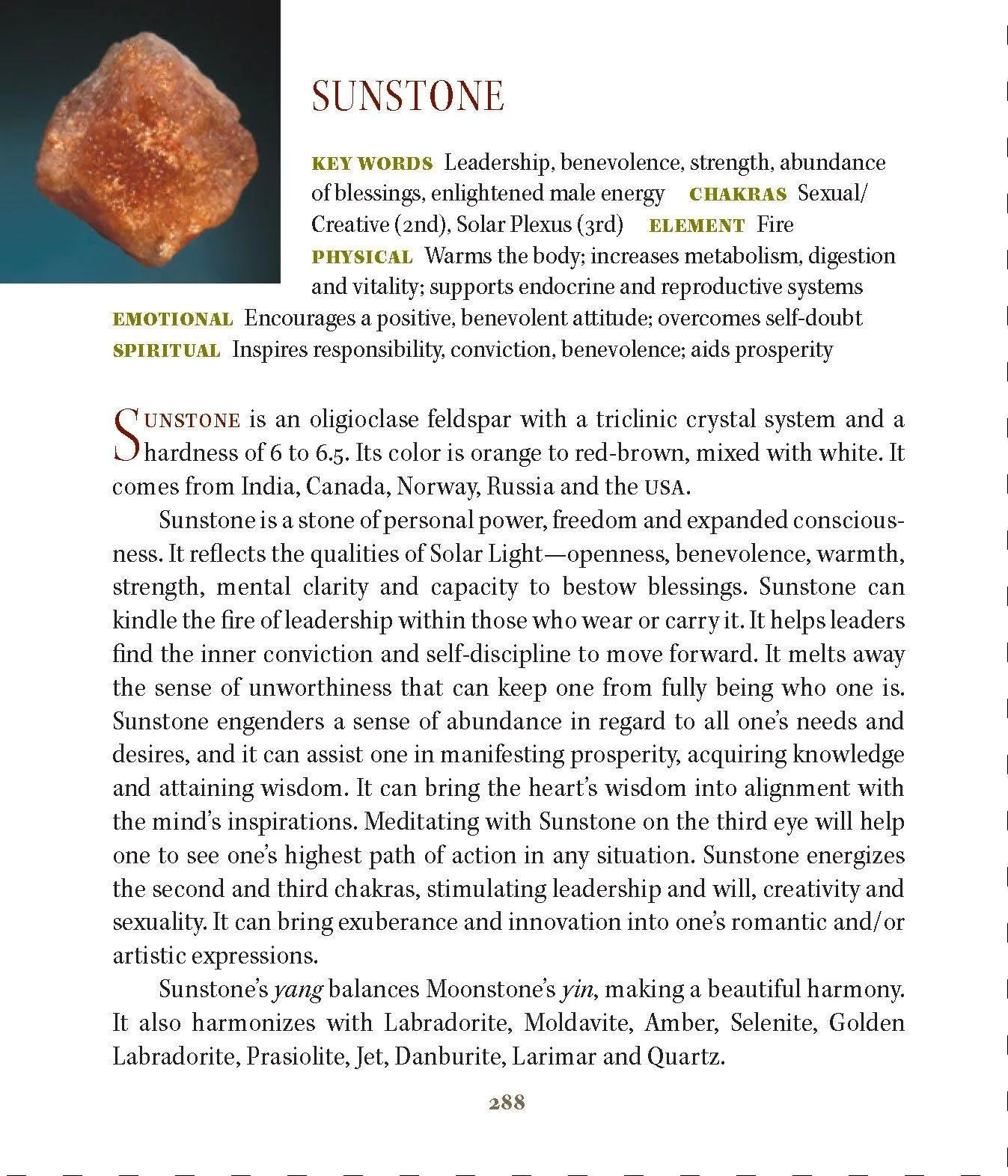 Sunstone Crystal Sphere 'Abundance, Manifestation & Leadership'