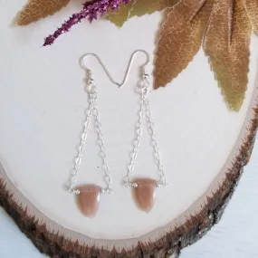 Sunstone Dangle Earrings