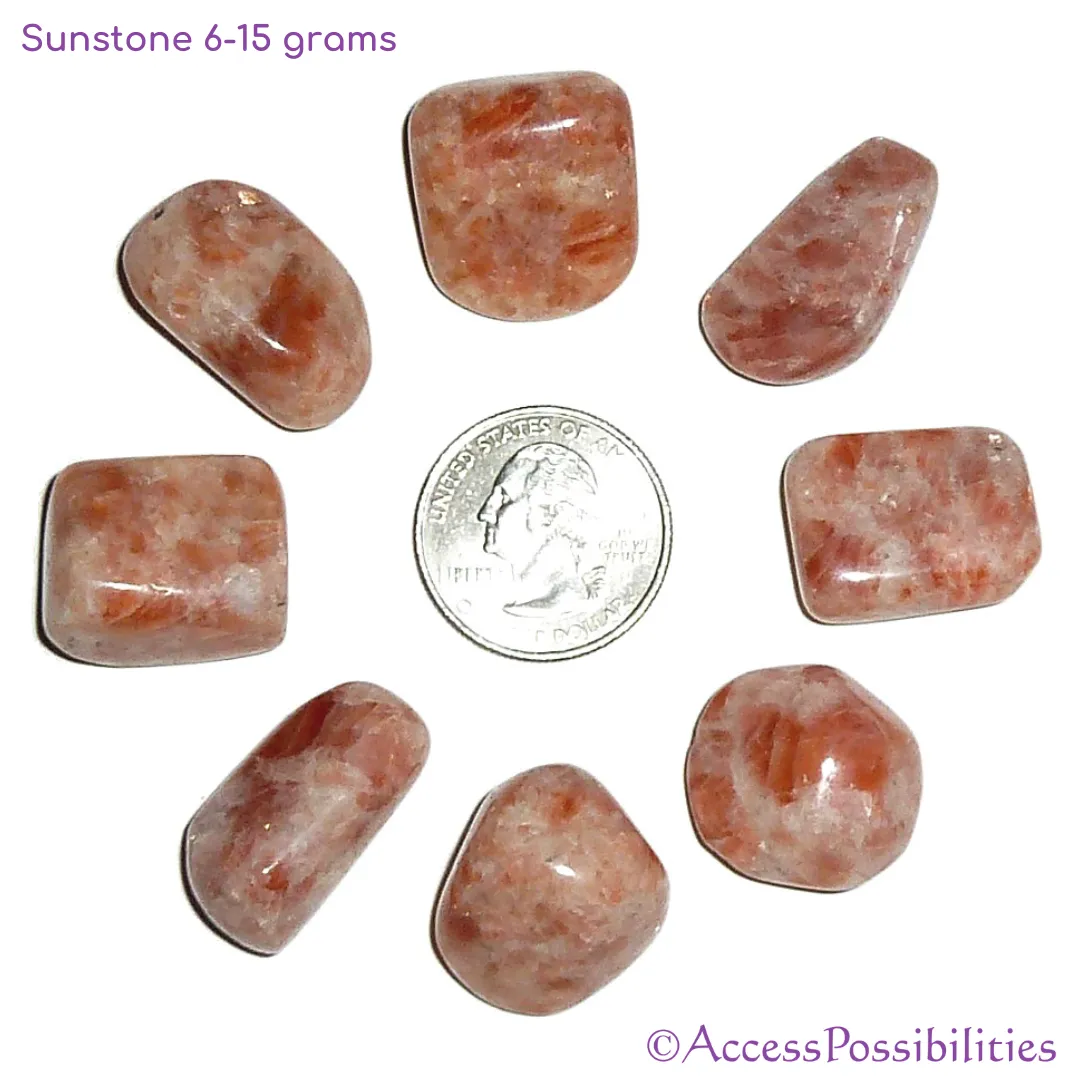 Sunstone Tumbled Stones From India
