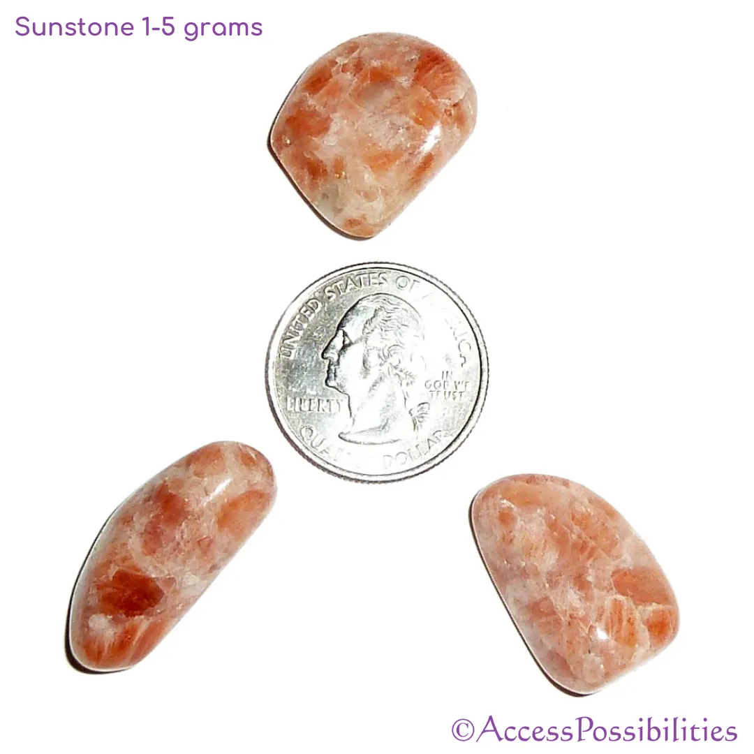Sunstone Tumbled Stones From India