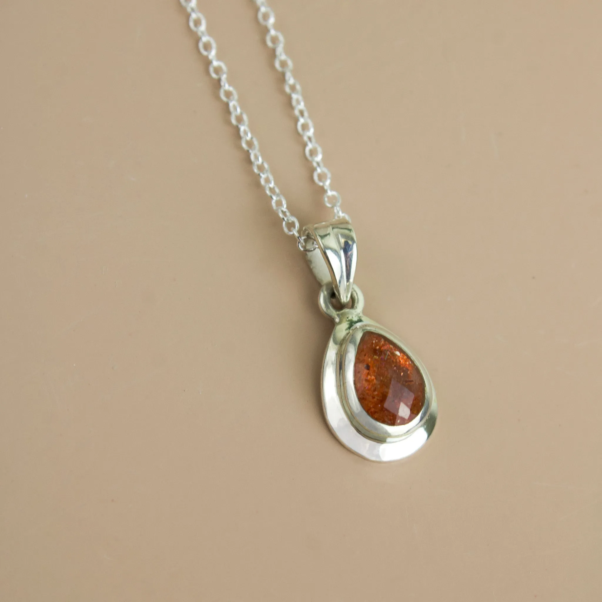 Sunstone - Unique Necklace #1 - Love   Lark