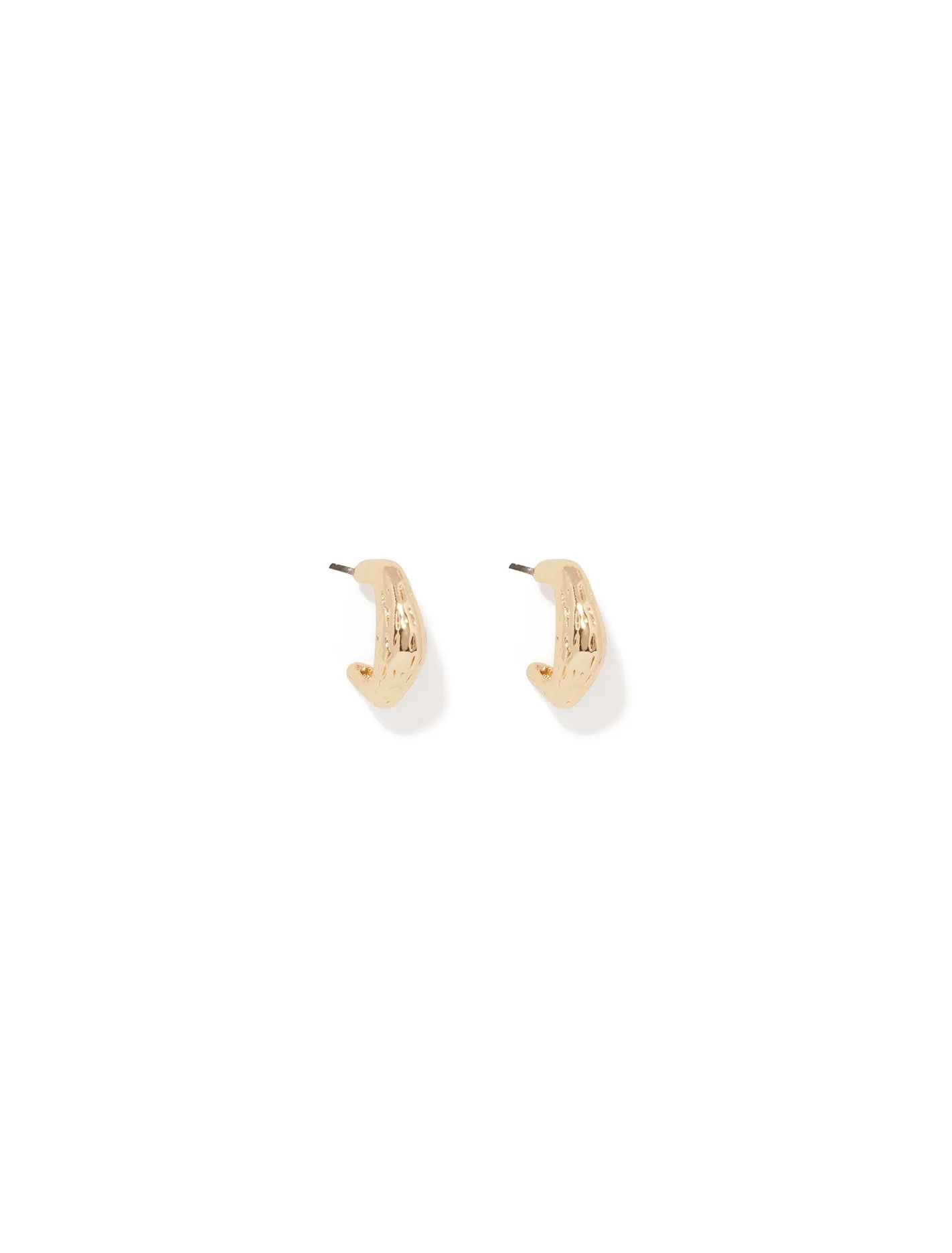Terri Texture Hoop Earrings