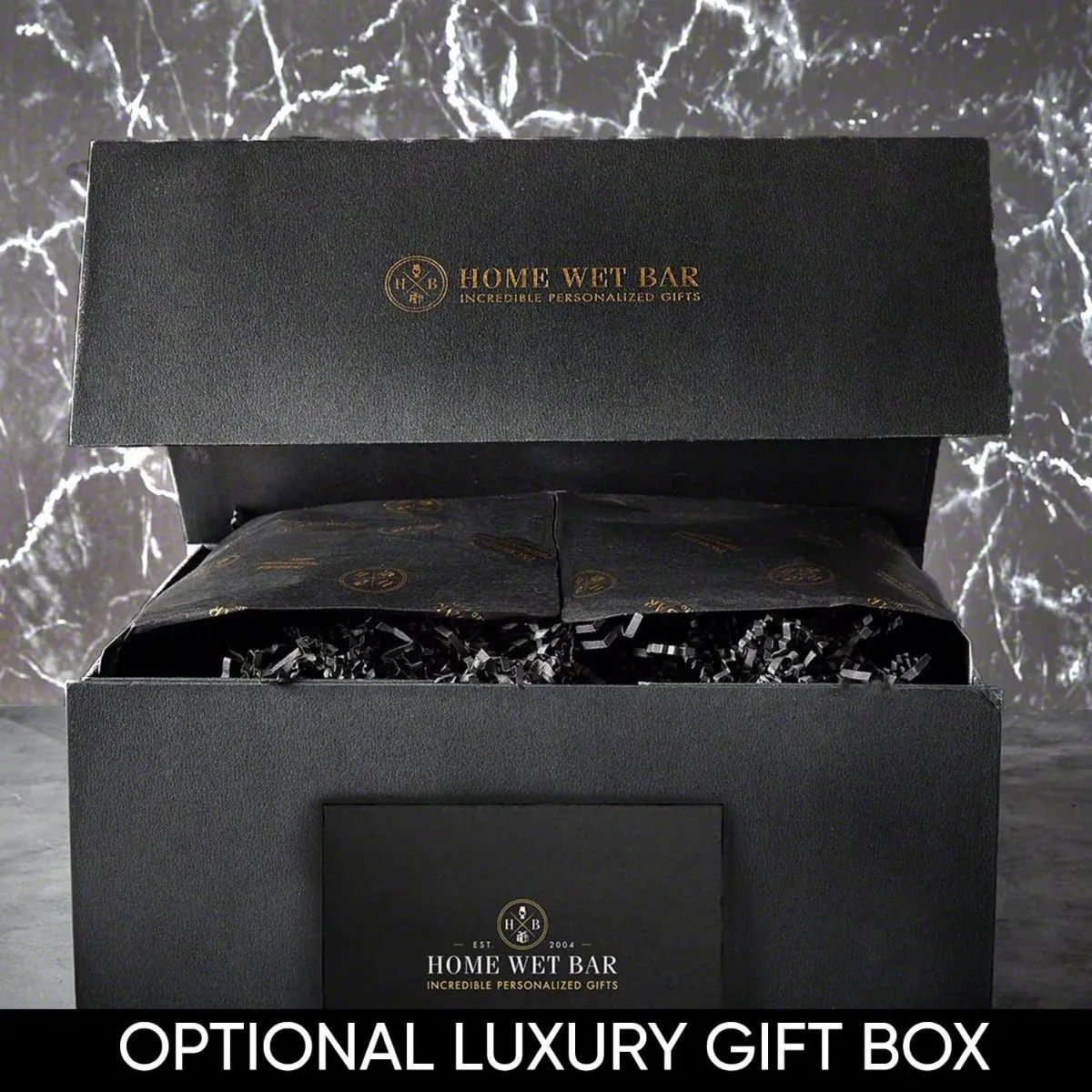 Timeless Personalized Black Leather Watch Case