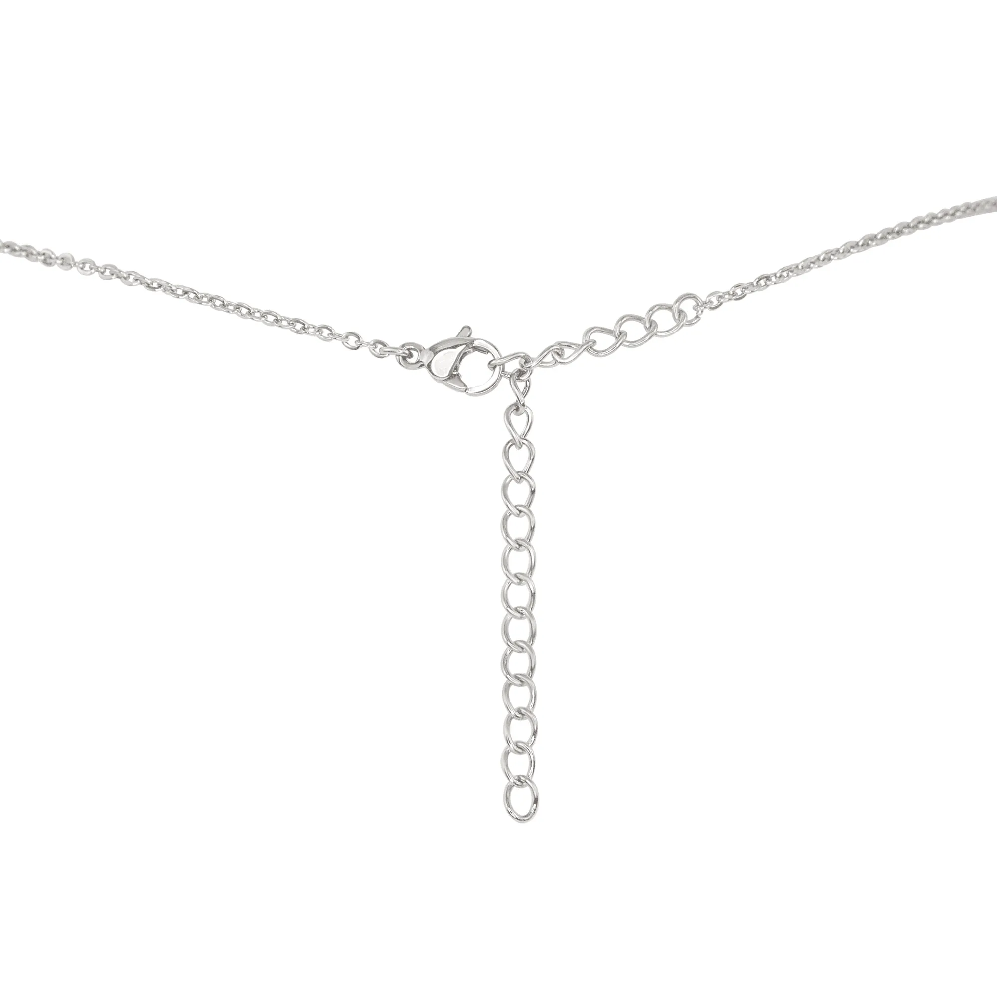Tiny Sunstone Teardrop Necklace