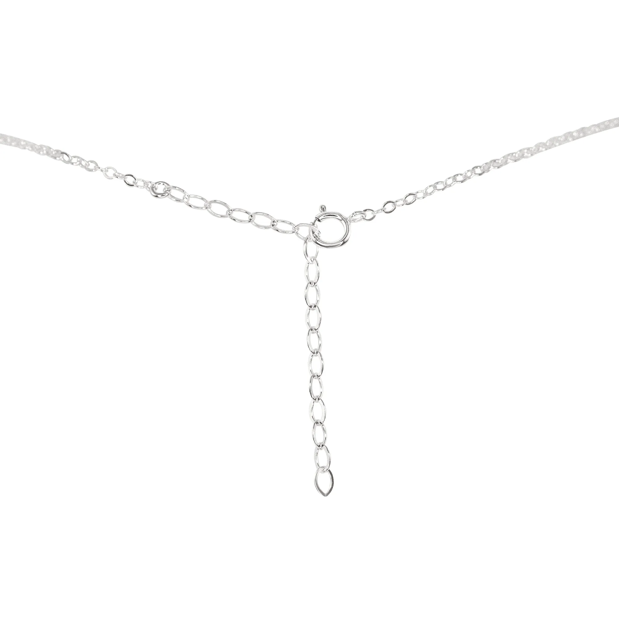 Tiny Sunstone Teardrop Necklace