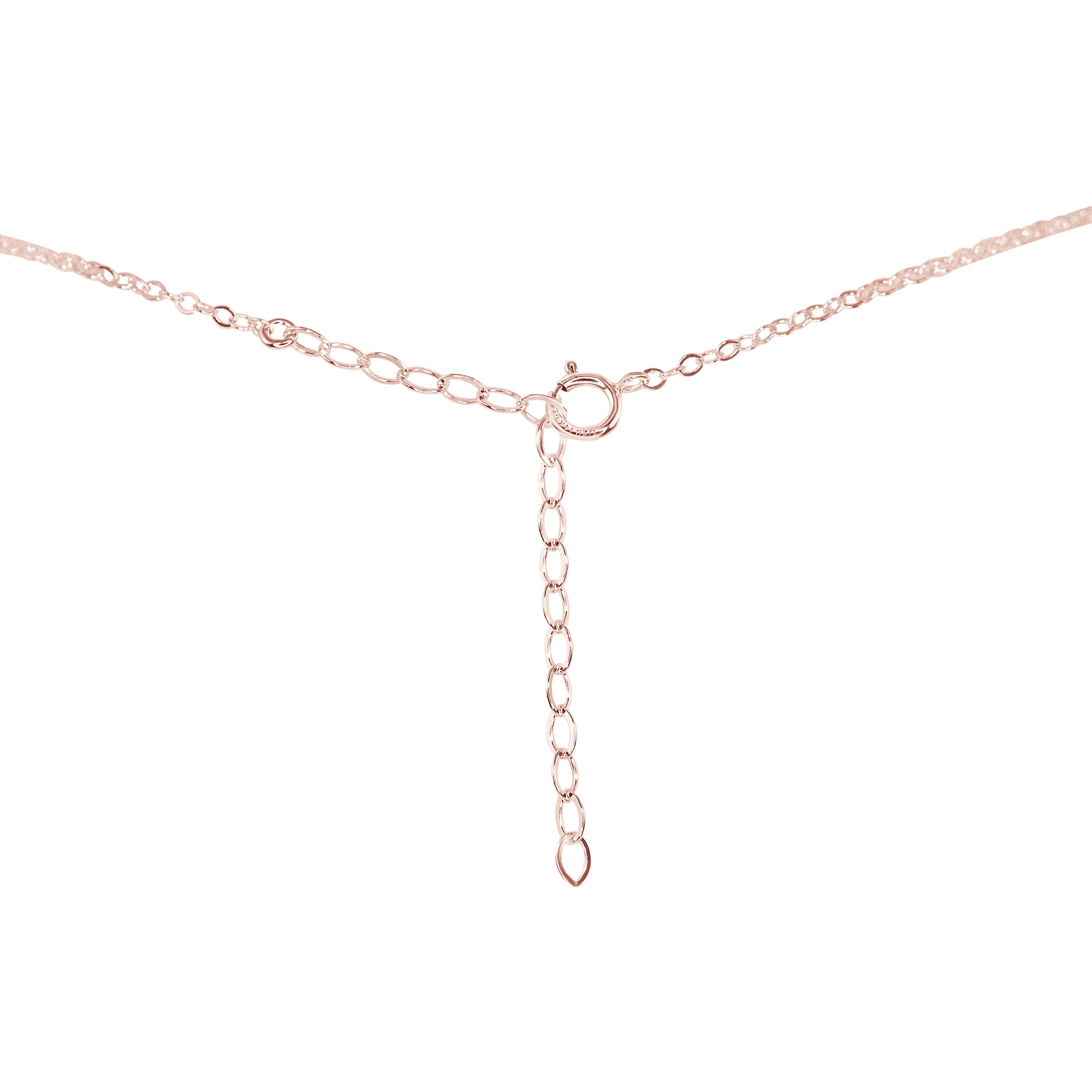 Tiny Sunstone Teardrop Necklace