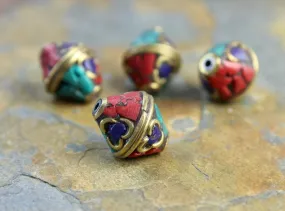 Traditional Tibetan Bead With Lapis