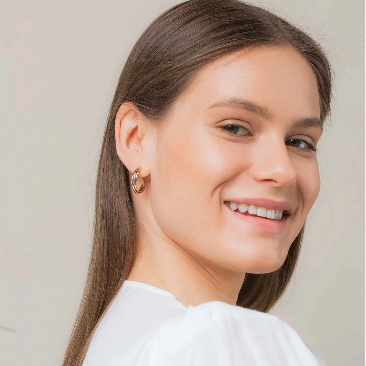 Twist Hoop Earrings