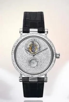 Van Cleef & Arpels Midnight Tourbillon Vendome  18K White Gold & Diamonds Unisex Watch