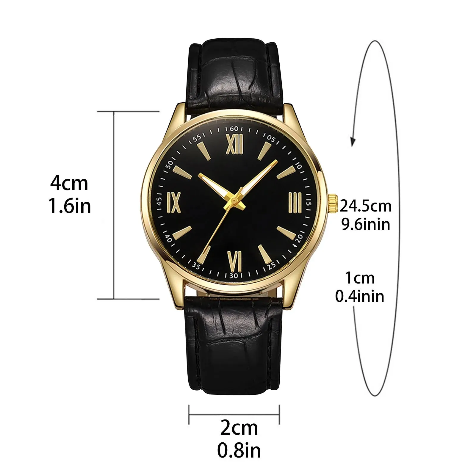 VITERBO® Elegant Minimalist Leather Watch