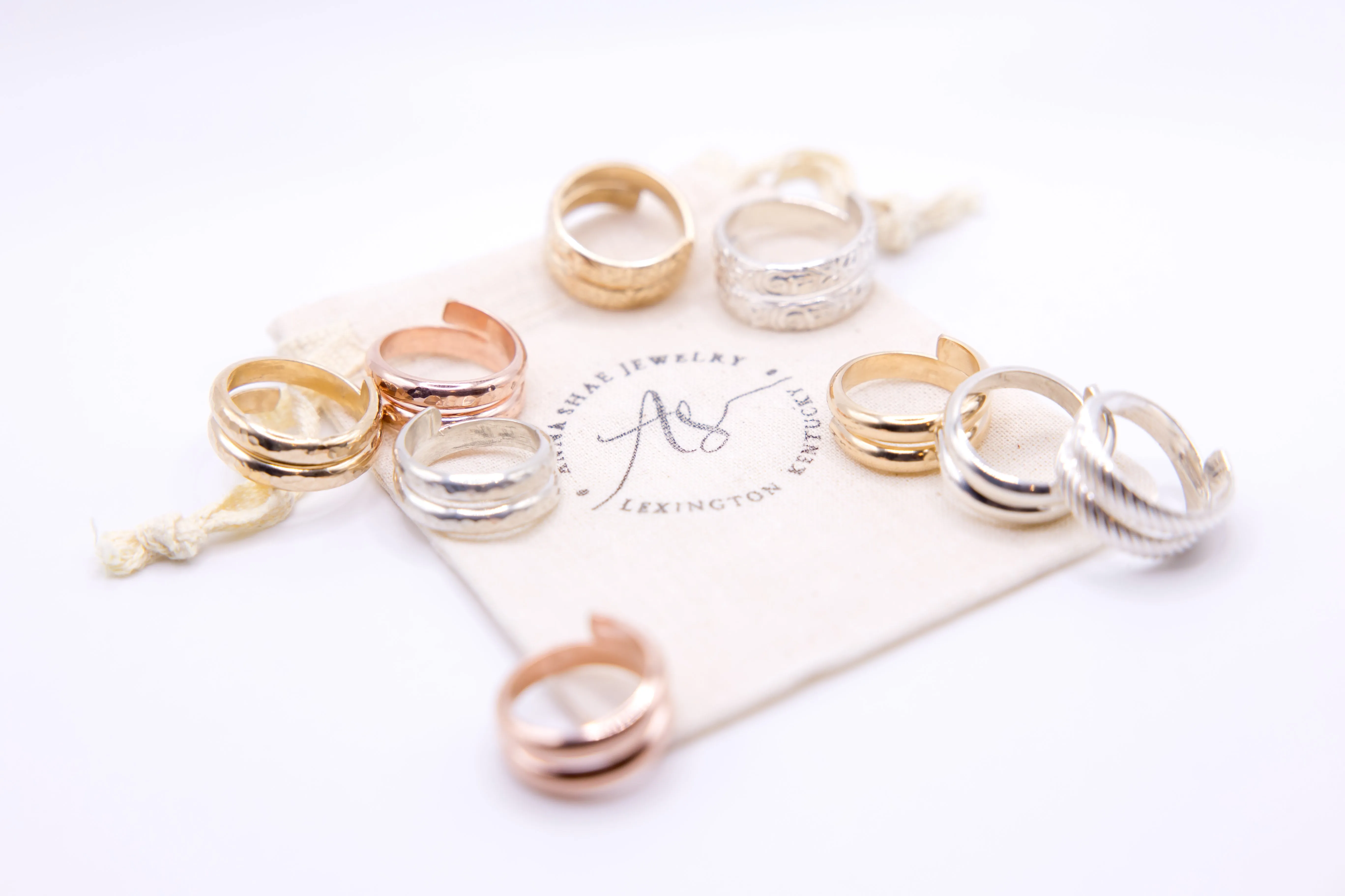 Wanderlust Hammered Gold Ring